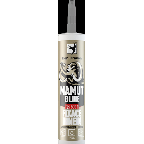 Den Braven Mamut Glue High Tack univerzální montážní lepidlo, šedé, 290 ml
