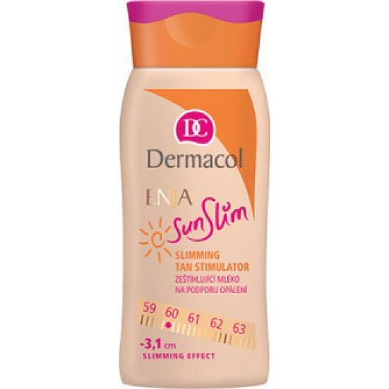 Dermacol Enja SunSlim zeštíhlující tělové méko na podporu opálení 200 ml