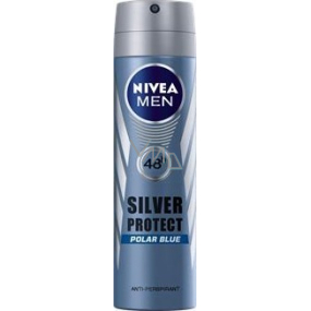 Nivea Men Silver Protect Polar Blue antiperspirant deodorant sprej 150 ml