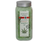 Bohemia Gifts Cannabis Konopný olej regenerační sůl do koupele 900 g