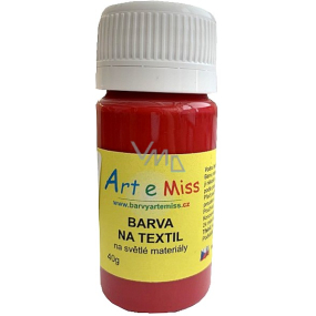 Art e Miss Barva na světlý textil 53 Tmavá červená 40 g