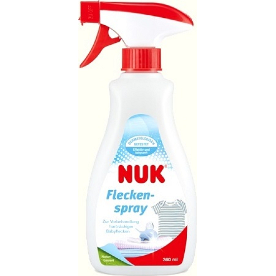 Nuk Flecken odstraňovač skvrn z dětského prádla s rozprašovačem sprej 360 ml