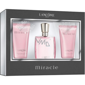 Lancome Miracle parfémovaná voda 30 ml + tělové mléko 50 ml + sprchový gel 50 ml, dárková sada