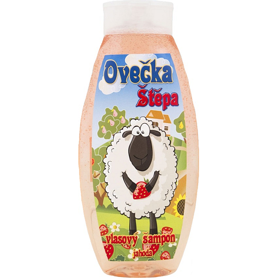 Bohemia Gifts Kids Ovečka Štěpa Jahoda šampon na vlasyn 500 ml