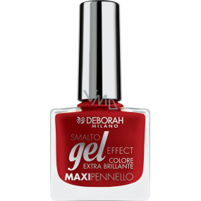 Deborah Milano Gel Effect Nail Enamel gelový lak na nehty 07 My Red 11 ml