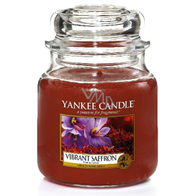 Yankee Candle Vibrant Saffron - Živoucí šafrán vonná svíčka Classic střední sklo 411 g