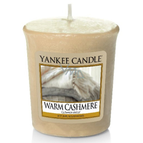 Yankee Candle Warm Cashmere - Hřejivý kašmír vonná svíčka votivní 49 g