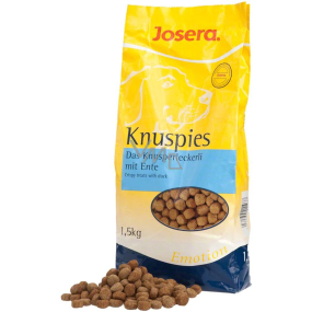 Josera Knuspies-94 Křupavá pochoutka pro psy s kachním a drůbežím masem 1,5 kg