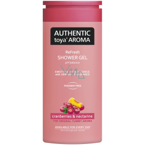 Authentic Toya Aroma Cranberries & Nectarine aromatický sprchový gel 400 ml