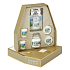 Yankee Candle Clean Cotton - Čistá bavlna vonná svíčka Classic malá sklo 1 x 104 g + vonná svíčka votivní 2 x 49 g + vonný vosk do aromalampy 2 x 22 g gelová vonná visačka do auta 1 x 30 g vánoční dárková sada
