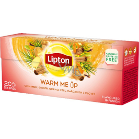 Lipton Warm Me Up ovocný aromatizovaný čaj s kořením 20 nálevových sáčků 36 g
