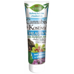 Bione Cosmetics Cannabis + Kostival chladivý bylinný balzám s Kostivalem 200 ml