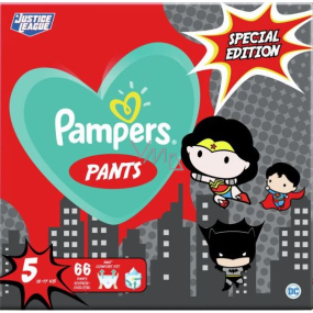 Pampers Pants Special Edition velikost 5, 12 - 17 kg plenkové kalhotky 66 kusů krabice