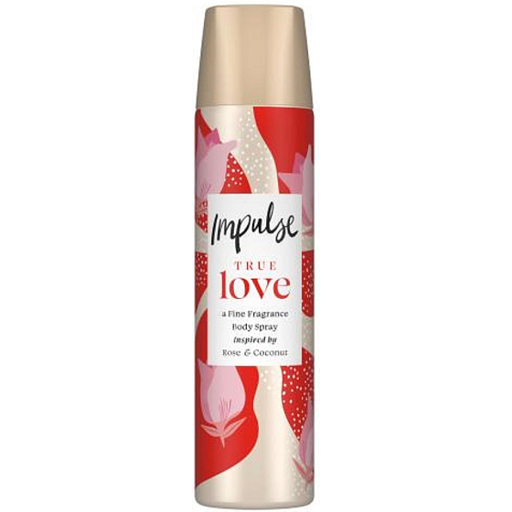 Impulse True Love parfémovaný deodorant sprej pro ženy 75 ml
