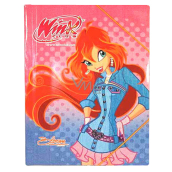 Winx Club Desky s gumičkou v designu víly Bloom v džínových šatech 370 x 271 x 7 mm