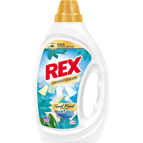 REX prací gel Aromatherapy Lotus Universal 20 praní, 900ml