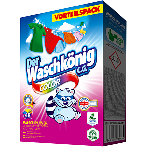 Waschkönig prací prášek Color, 48 praní, 2,88 kg