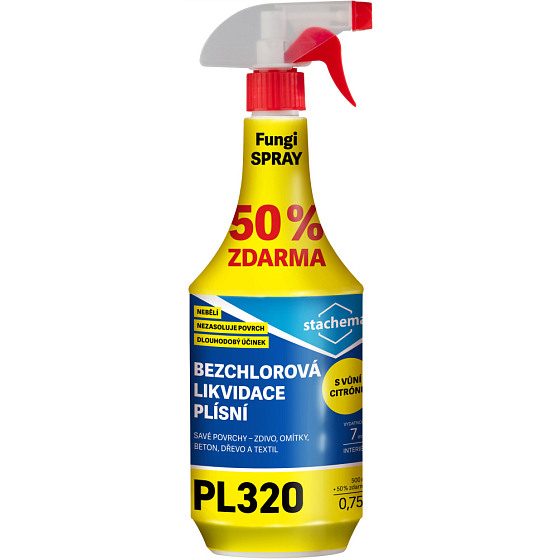 Stachema Fungispray citrón bezchlorový dezinfekční přípravek, 500 ml