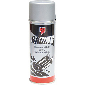 Auto-K Racing žáruvzdorná barva 800 °C na výfuky, stříbrná, 400 ml Auto-K Racing žáruvzdorná barva 800 °C na výfuky, stříbrná, 400 ml
