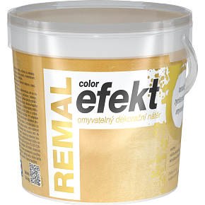 REMAL Color Efekt omyvatelná dekorační barva, 0950 zlatý, 400 g