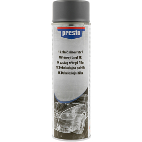 PRESTO 1K silnovrstvý plnič, šedý, 500 ml PRESTO 1K silnovrstvý plnič, šedý, 500 ml
