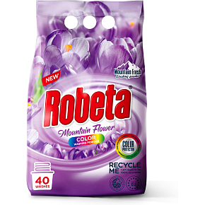 Robeta Mountain Flower prací prášek na barevné prádlo 3 kg, 40 dávek