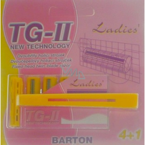 Bartoň TG-II New Technology Ladies dvoubřitý holicí strojek se 4 výměnnými hlavicemi