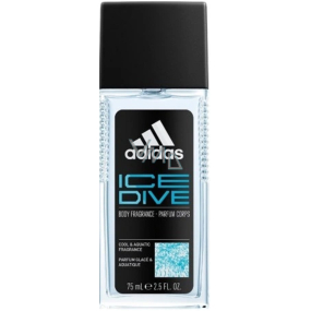 Adidas Ice Dive parfémovaný deodorant sklo pro muže 75 ml