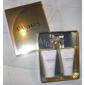 Versace Vanitas parfémovaná voda pro ženy 4,5 ml + tělové mléko 25 ml + sprchový gel 25 ml, dárková sada
