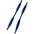 Papiloty tvarovací molitanové natáčky 15 mm 50 kusů