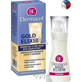 Dermacol Gold Elixir Remodelační liftingové sérum s kaviárem 30 ml