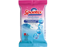 Spontex Sprint Fresh Ocean vlhčené univerzální utěrky 40 kusů