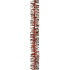 Řetěz červený širší a užší třásně 200 cm 1 kus