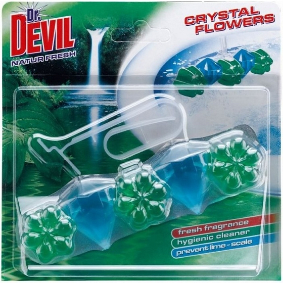 Dr. Devil Natur Fresh Crystal Flowers Wc závěs 30 g