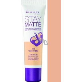 Rimmel London Stay Matte Liquid Mousse make-up 103 True Ivory 30 ml