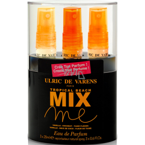 Ulric de Varens Mix Me Tropical Beach parfémovaná voda pro ženy 3 x 20 ml