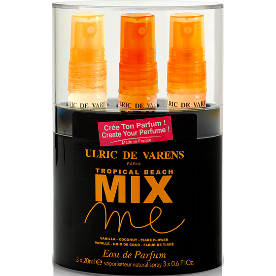 Ulric de Varens Mix Me Tropical Beach parfémovaná voda pro ženy 3 x 20 ml