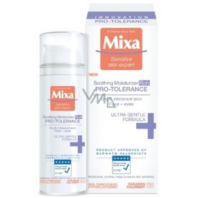 Mixa Soothing Moisturizer Rich Pro-Tolerance zklidňující hydratační krém 50 ml