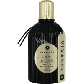 Vivian Gray Vivanel Prestige Neroli & Ginger luxusní krémová koupelová pěna a sprchový gel 500 ml