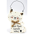 Nekupto Mazlíčci dřevěná cedulka Pozor! Šíleně roztomilá kočka 12 x 8,5 cm
