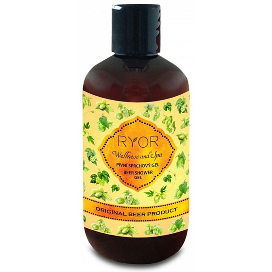 Ryor Pivnní osvěžující sprchový gel šetrný ke všem typům pokožky včetně suché 250 ml