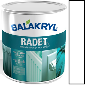 Balakryl Radet 0100 Bílý Lesk vrchní barva na radiátory 0,7 kg