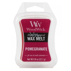 WoodWick Pomegranate - Granátové jablko vonný vosk do aromalampy 22.7 g