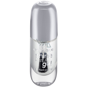 Essence Shine Last & Go! lak na nehty 01 Absolute Pure 8 ml