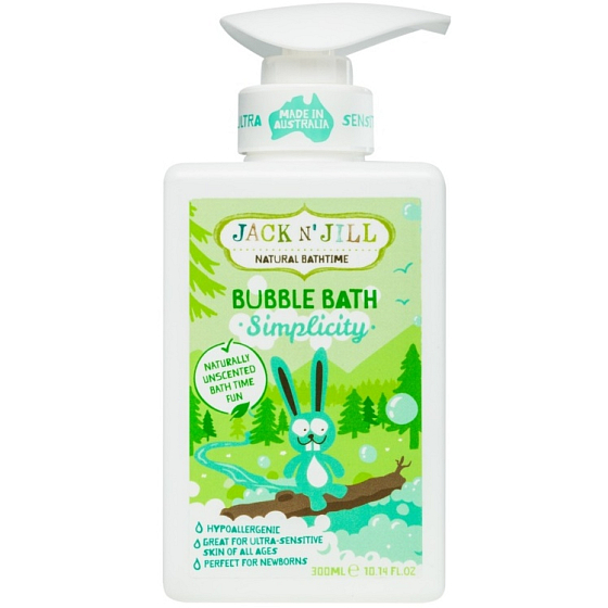 Jack N Jill BIO Simplicity Jednoduchost pěna do koupele pro děti dávkovač 300 ml