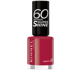 Rimmel London 60 Seconds Super Shine Nail Polish lak na nehty 313 Feisty Red 8 ml