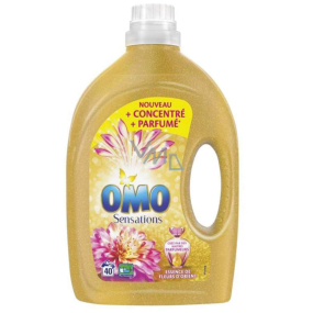 Omo Sensations Essence od Fleurs d Orient Orientální květiny univerzální gel na praní 40 dávek 2 l