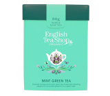 English Tea Shop Bio Zelený čaj s Mátou sypaný 80 g + dřevěná odměrka se sponou