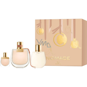 Chloé Nomade parfémovaná voda pro ženy 75 ml + tělové mléko 100 ml + parfémovaná voda 5 ml, dárková sada