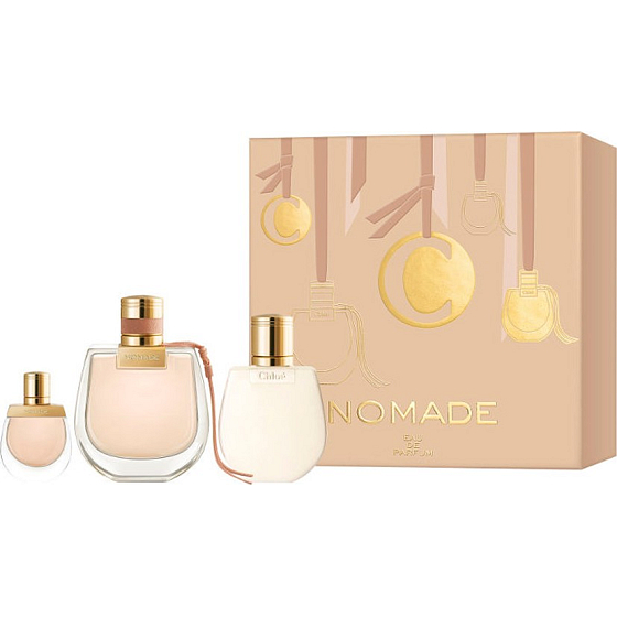 Chloé Nomade parfémovaná voda pro ženy 75 ml + tělové mléko 100 ml + parfémovaná voda 5 ml, dárková sada